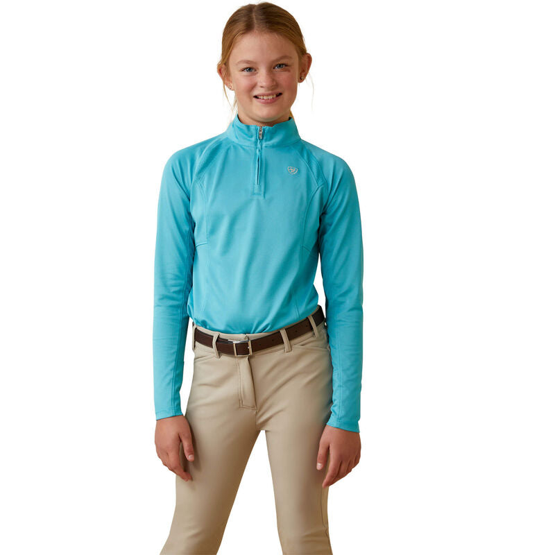 Sous-vêtement Technique Ariat Sunstopper 3.0 LS Couleur Lait D'amande - Taille L - Neuf BNWT