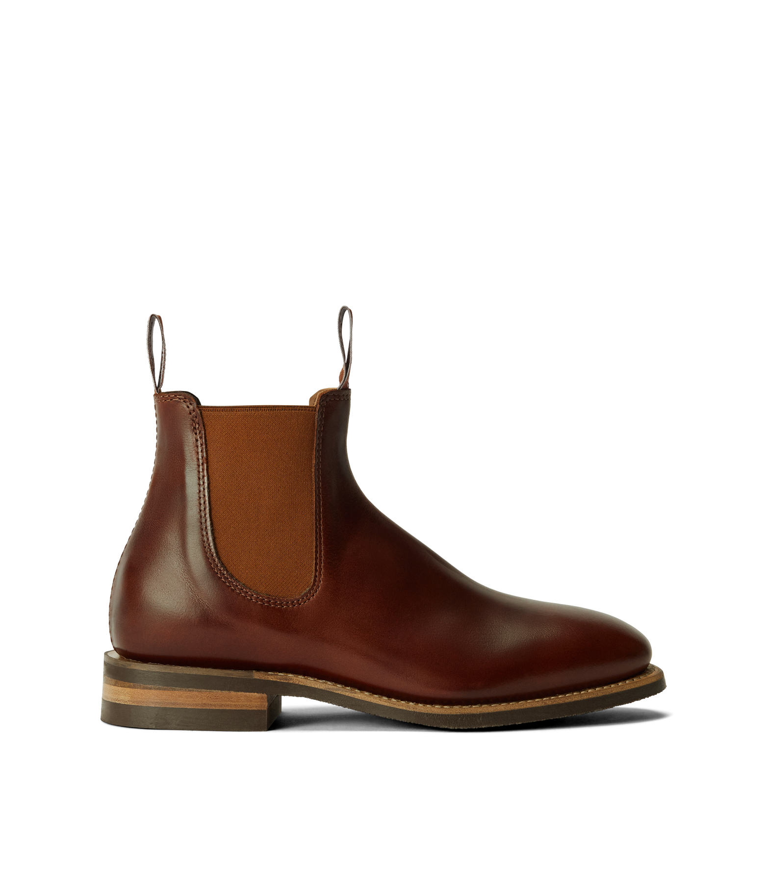 Rm Williams Rough Rider Boot RM Williams Comfort Craftsman boot Mid brown/saddle pull-up leather