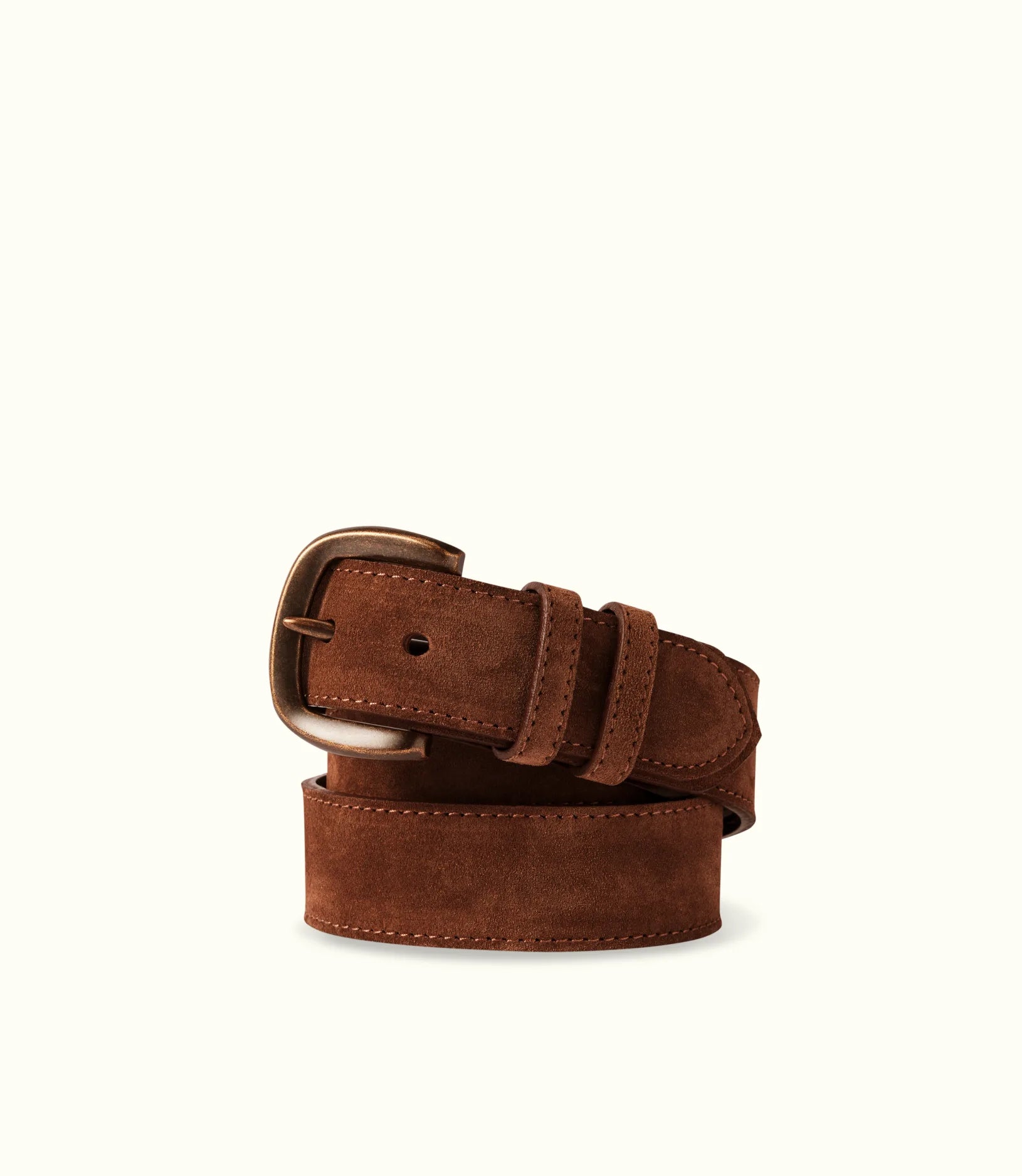 RM WILLIAMS Ryder belt SUEDE BROWN